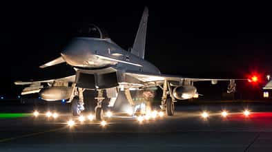 Nachtflug-Übung des TLG 74 in Neuburg/Donau