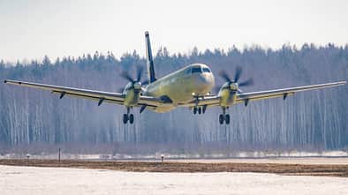 Erstflug neue Iljuschin Il-114-300.