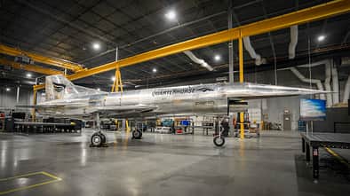 Hermeus Quarterhorse Mk 1 im Hangar