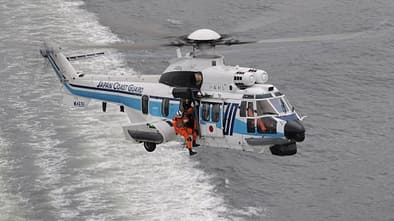 Airbus Helicopters H225 der japanischen Küstenwache.