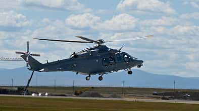 MH-139A Grey Wolf im Schwebeflug