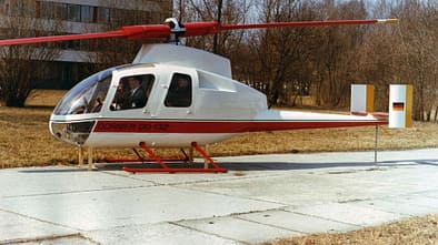 Dornier-Hubschrauber Do 132 Mock-up in Farbe