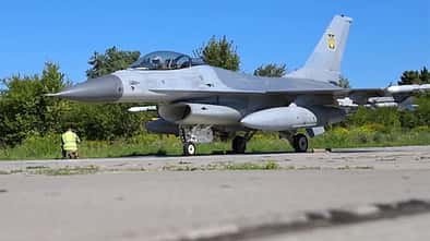 F-16 Ukraine am Boden