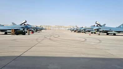 Eurofighter der Luftwaffe auf der Al Dhafra Air Base