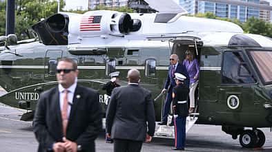 US-Präsident Biden steigt aus Sikorsky VH-92A Patriot