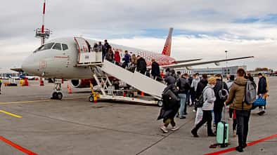 Mitflug im Suchoi Superjet von Rossija.