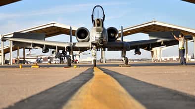 A-10 Thunderbolt von vorne
