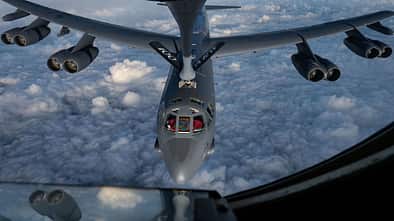 B-52H Stratofortress bei Luftbetankung