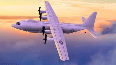 E-130J TACAMO Computergrafik