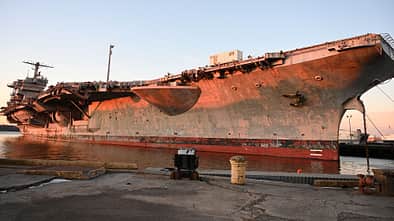 Eingelagerte USS John F. Kennedy