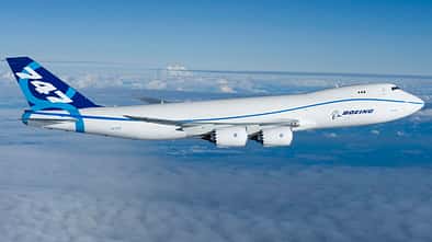 Jumbo Jet im Flug