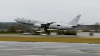 Erste Boieng P-8A Poseidon für Deutschland beim Jungfernflug.
