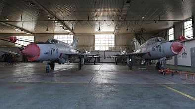 Kroatiens letzte MiG-21 in Zagreb-Pleso, März 2025.