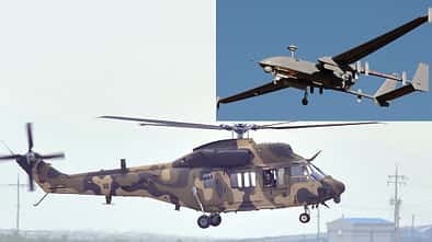 KAI Surion Hubschrauber und Heron 1 Drohne