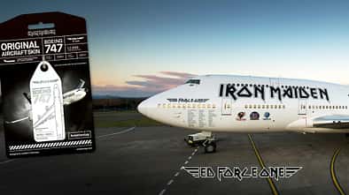 "Ed Force One", Boeing 747-400 von Iron Maiden ist jetzt ein "Puzzle".