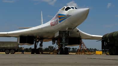 Tupolew Tu-160 Blackjack in Engels 