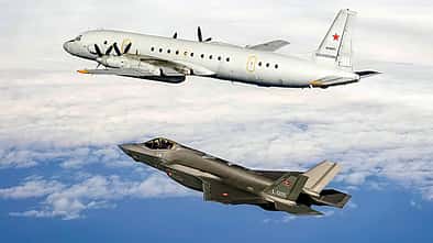 Dänische F-35 fangen erstmals russischen Il-38-Aufklärer ab.