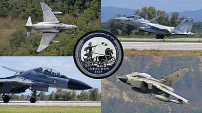 Iniochos 2025 Wappen mit Teilnehmer-Kollage