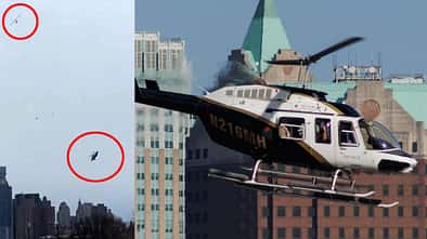 Bell 206 Absturz New York Montage
