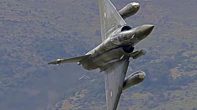 Dassault Mirage 2000D im Tiefflug