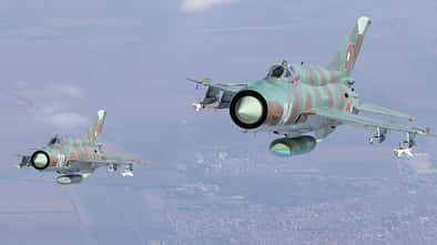 Mikojan-Gurewitsch MiG-21 an allen Orten.