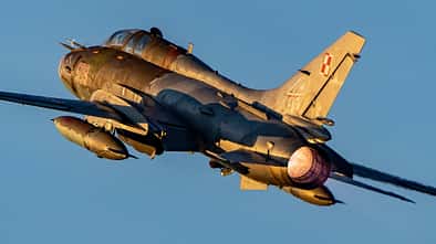 Die letzten Suchoi Su-22 in Polen in Aktion auf dem Fliegerhorst Miroslawiec.