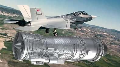Türkisches Turbofan-Triebwerk TF35000 für den Kampfjet Kaan.