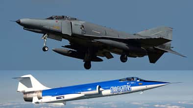 F-4 Phantom und F-104 von Starfighters Inc.