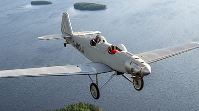 Junkers A 50 auf dem Weg zur Kauhava Airshow