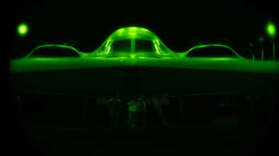 Nachtaufnahme frontal B-2A Operation Midnight Hammer