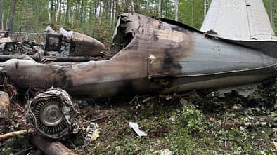 Abgestürzte Antonow An-24 in Ostrussland.