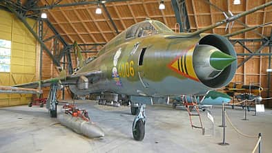 Suchoi Su-22M-4 im Aero-Fabrikmuseum in Prag