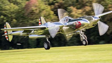 Oldtimer-Fliegertreffen auf der Hahnweide in Kirchheim/Teck 2025.