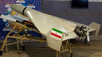 Gerbera, Shahed Shahed-136--Drohne auf Ausstellung