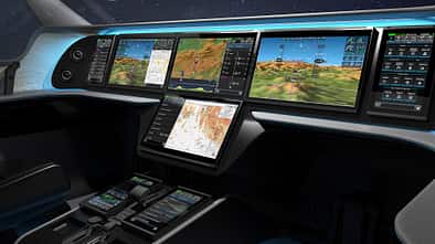 Rendering des Honeywell Anthem Cockpits