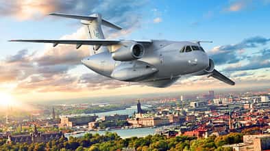 Embraer C-390 im Flug Computergrafik