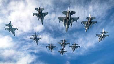 F-16-Staffel der Niederlande, stationiert im F-16-AUsbildungszentrum in Rumänien