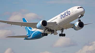 Boeing 787-9 von IndiGo beim Start