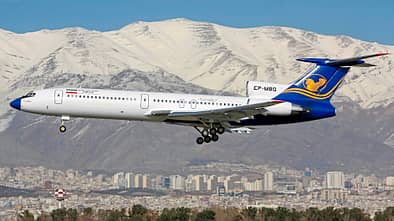 Iranische Tupolew Tu-154M EP-MBQ