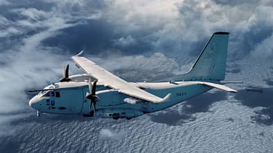 C-27J MPA im Flug Computergrafik