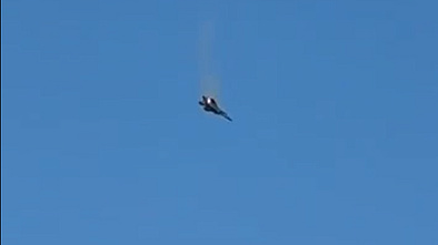 Ein F-15-Jet der amerikanischen Luftwaffe stürzt über Kuwait ab.