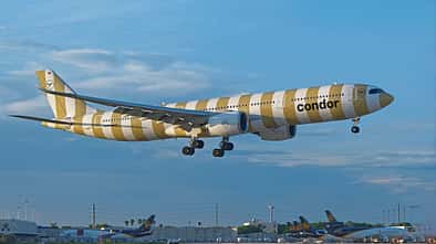 Airbus A330-900 von Condor im Flug