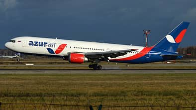 Boeing 767-300 von Azur Air aus Russland.