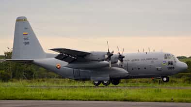 C-130 Hercules der kolumbianischen Luftwaffe.