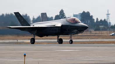 F35A Lightning IIs arrive at Misawa Air Base