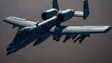  A-10 Thunderbolt II der US Air Force beim Einsatz gegen den Iran, März 2026.