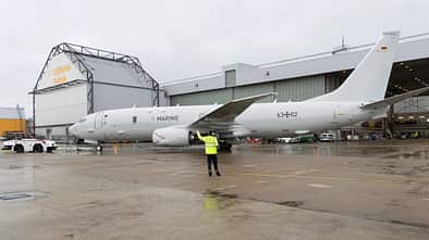 P-8A Poseidon der Deutschen Marine bei Lufthansa Technik in Hamburg