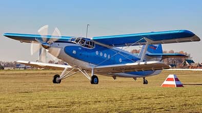 Turboprop-An-2 (TWS-2MS) als Rettungsflugzeug in Russland.