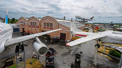Ansichten und Exponate im Technik Museum Speyer