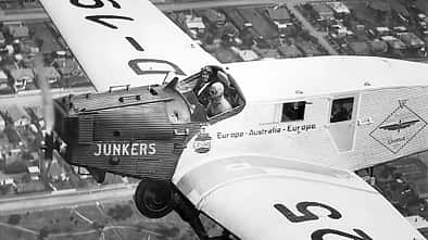 Junkers W 33  „Atlantis“ im Flug
